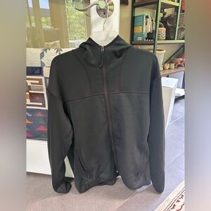 Arc’teryx full zip black men’s xl fleece polyester jacket